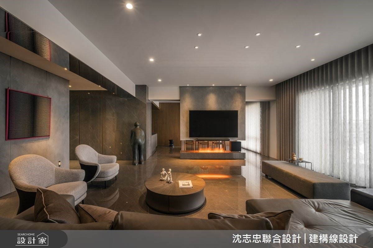 採光與人造光源並用賦予家趣味與深度，滿足日常所需、注入治癒能量！