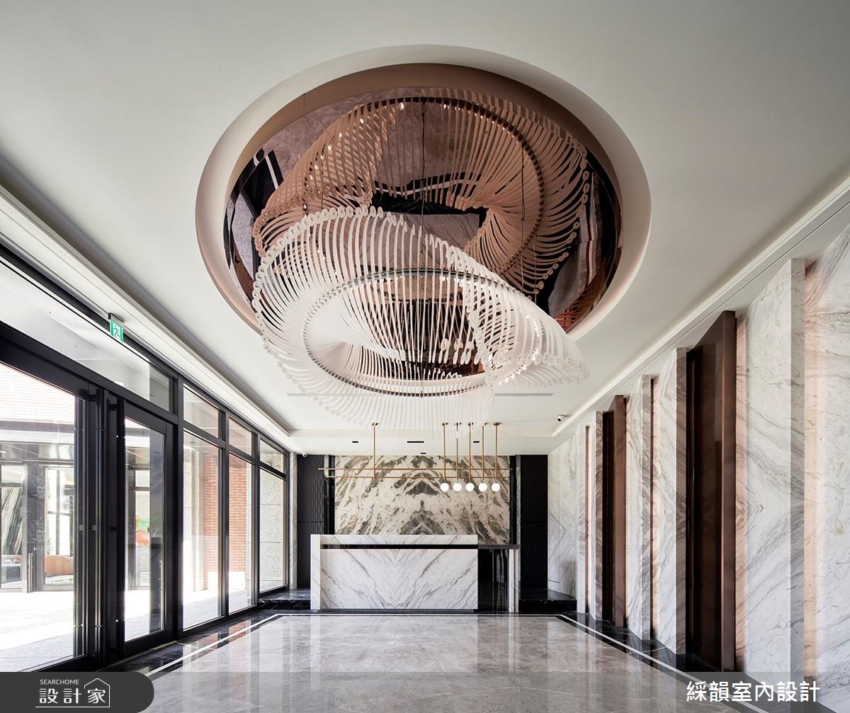 以輕奢定裝公共空間，開展精巧細緻的公設美學！光采了門面、完整了設施...