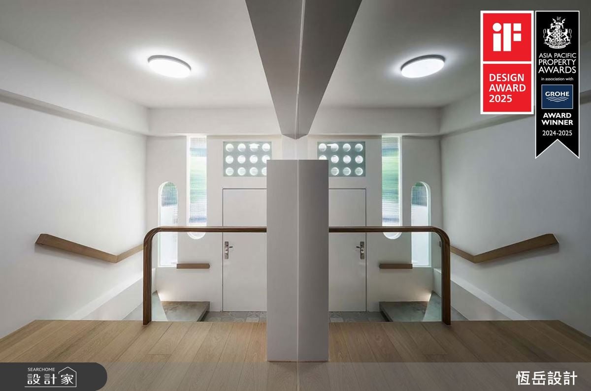 41 年老屋揉合日式侘寂與北歐極簡，實現光影流動的 35 坪無障礙好宅