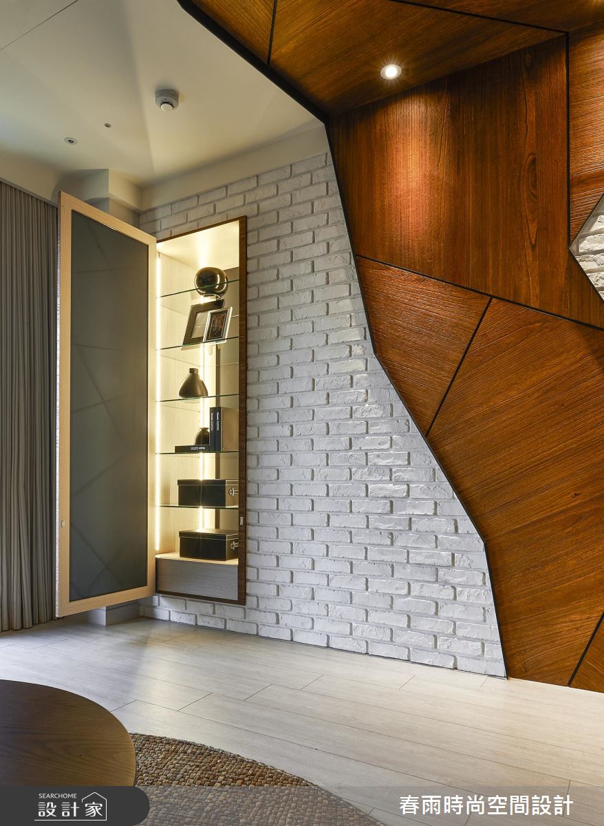 在文化石牆裡種一棵巧克力樹！有生命力的休閒風居家