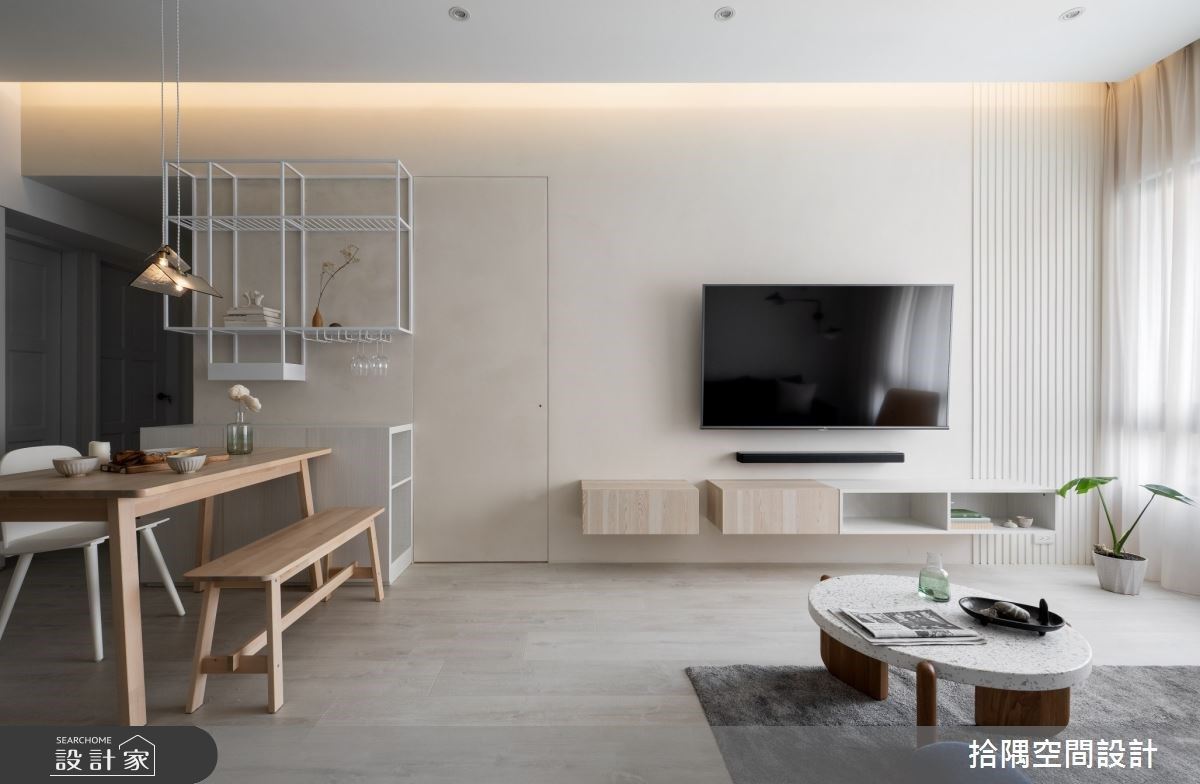 活用畸零空間讓收納櫃靠邊站！18 坪中古屋化身輕盈系簡約風格宅