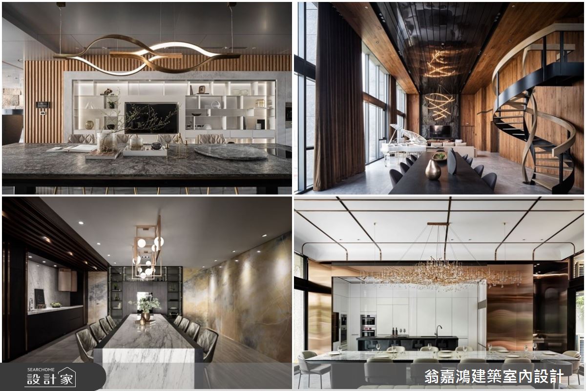 鋼琴酒吧、藝術宴會廳、專屬私廚舞台，5大夢幻豪宅廚房一次收藏