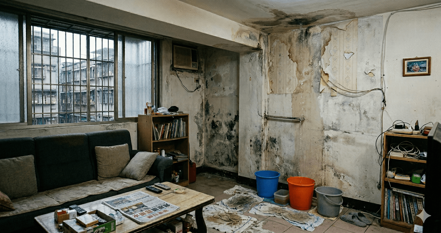 買中古屋如何看漏水？發現房子漏水怎麼辦？檢測與預防全攻略