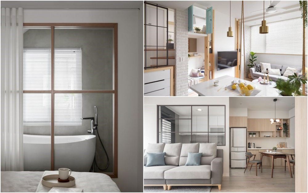 小坪數隔間怎麼設計？採光不佳還有救嗎？7 間風格小宅靠「室內開窗」解...