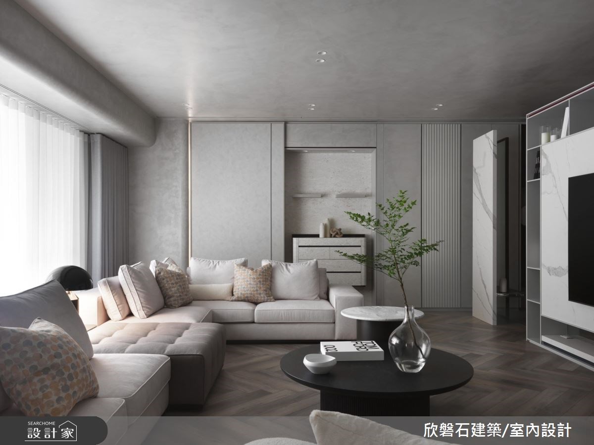 推崇不完美的美感——侘寂風！以迷人灰階，踏出療癒力十足的三代之家
