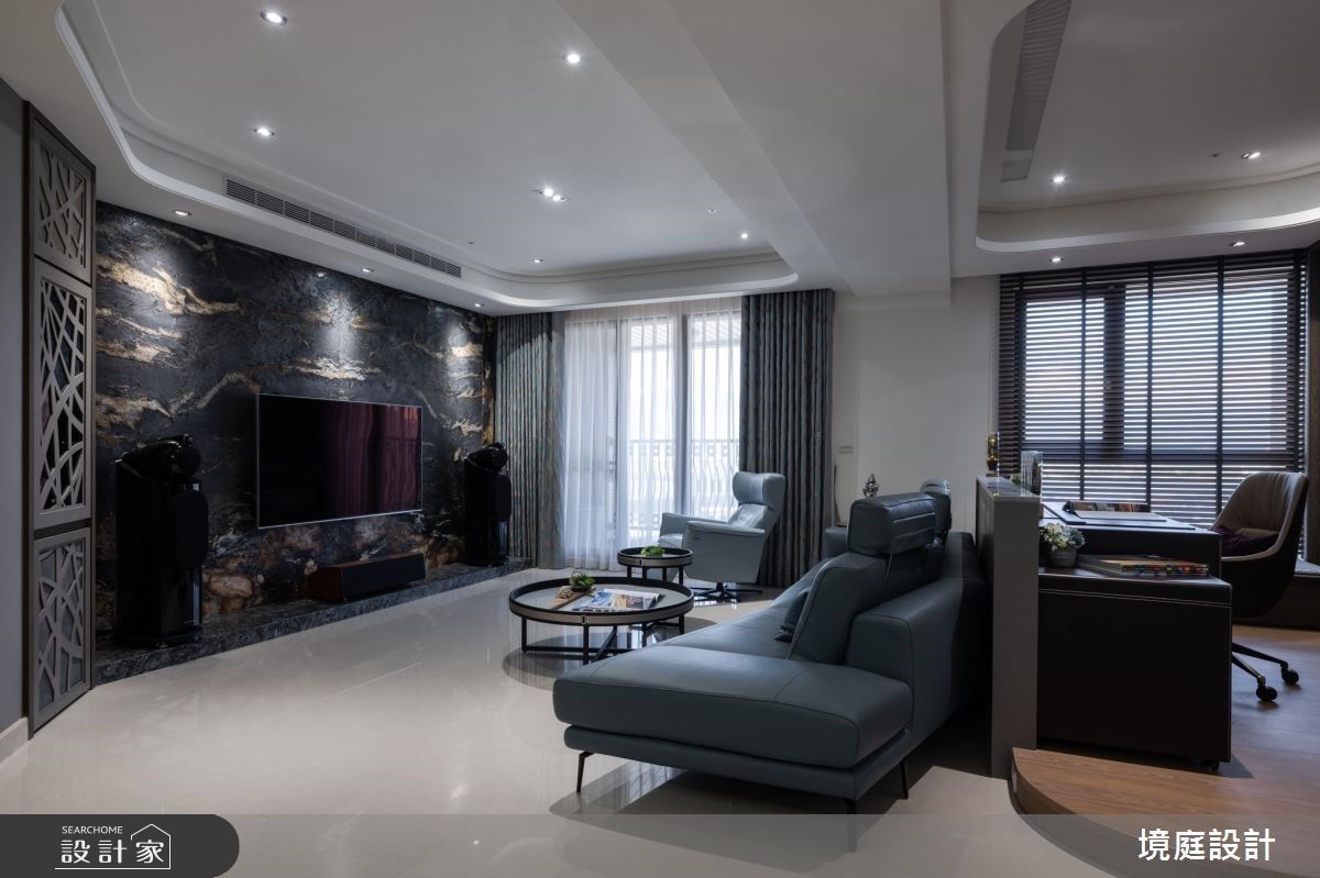 引入山林精心訂製！石材、端景與工藝展示櫃 混搭東方風與現代風豪宅