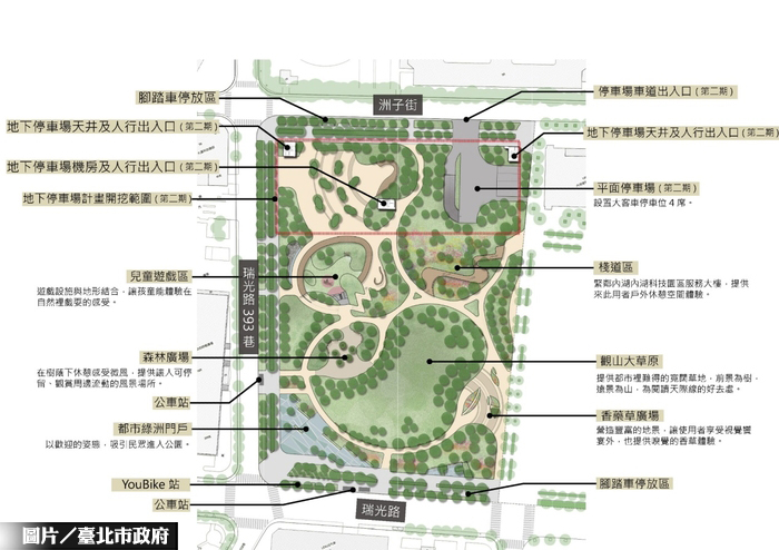 內科花市轉型公園  休閒、停車一次滿足！
