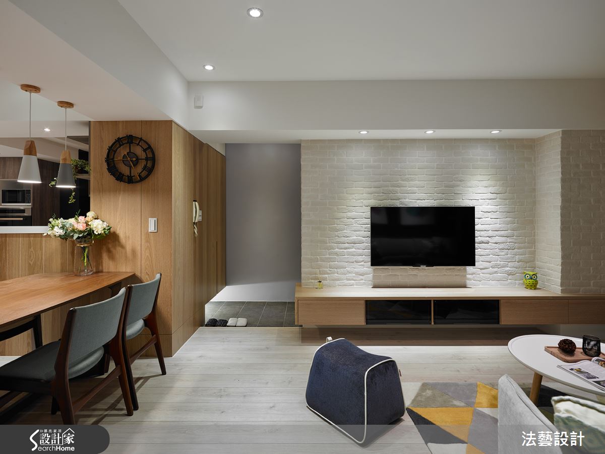 最棒的新婚禮物！ 28 坪老舊辦公室化身北歐繽紛甜宅！