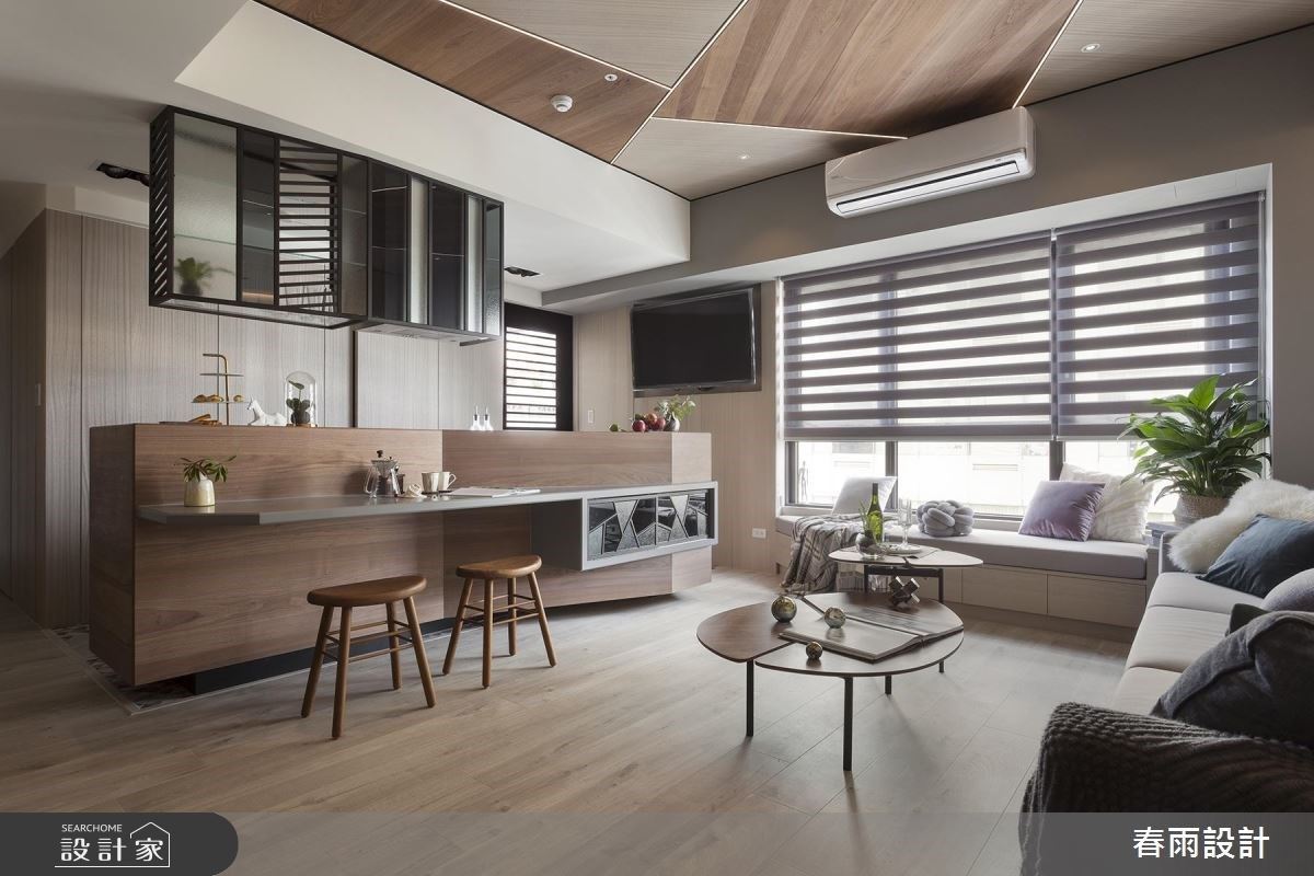 「客變」讓30坪新成屋煥然一新！造型中島、休憩臥榻，一次滿足機能及美...