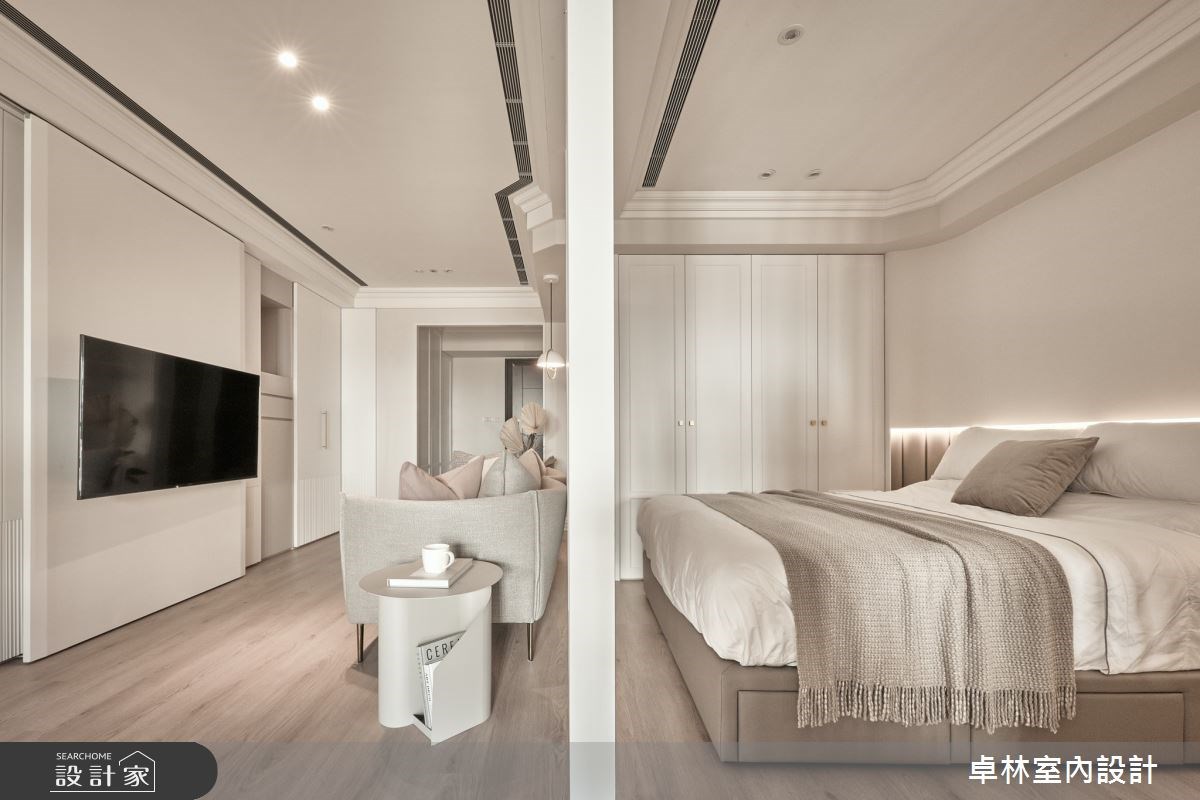 扭轉新成屋格局劣勢！樑下規劃大收納＋陽光午茶餐廚，懸浮隔屏讓 11.9 ...