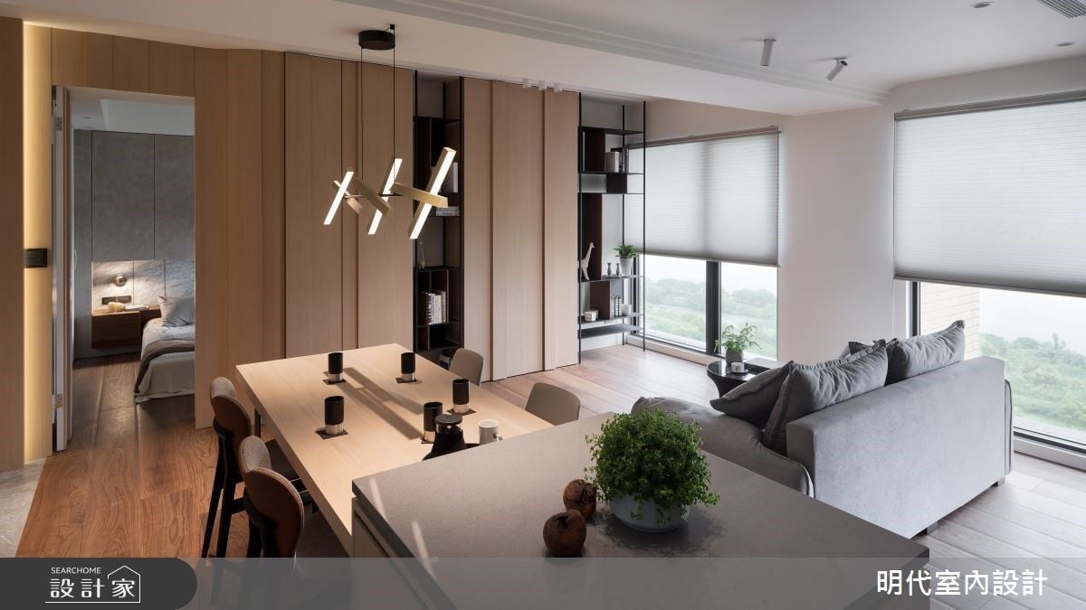 開闊空間、串聯客餐廚與美景接軌，現代風自然宅營造寧靜慢活的生活空間