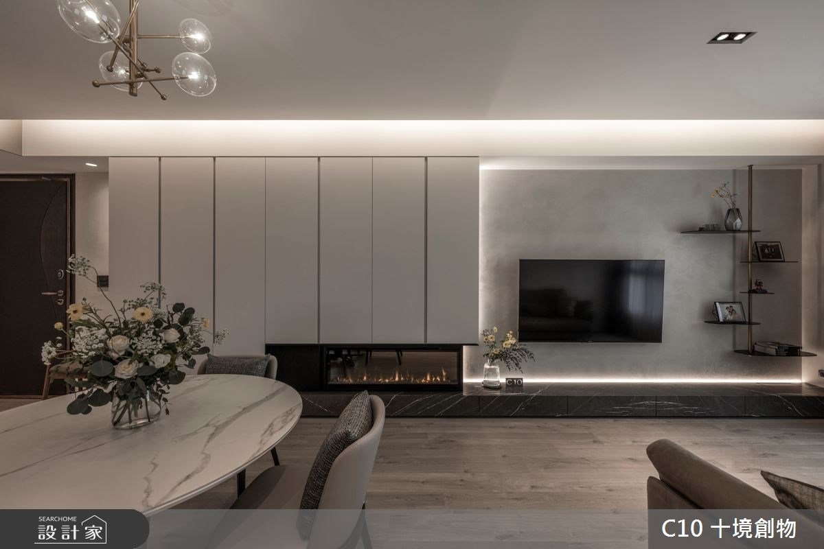 放慢生活步調，回歸寧靜本質！ 36 坪療癒現代風居所，調製沉澱心靈的居...