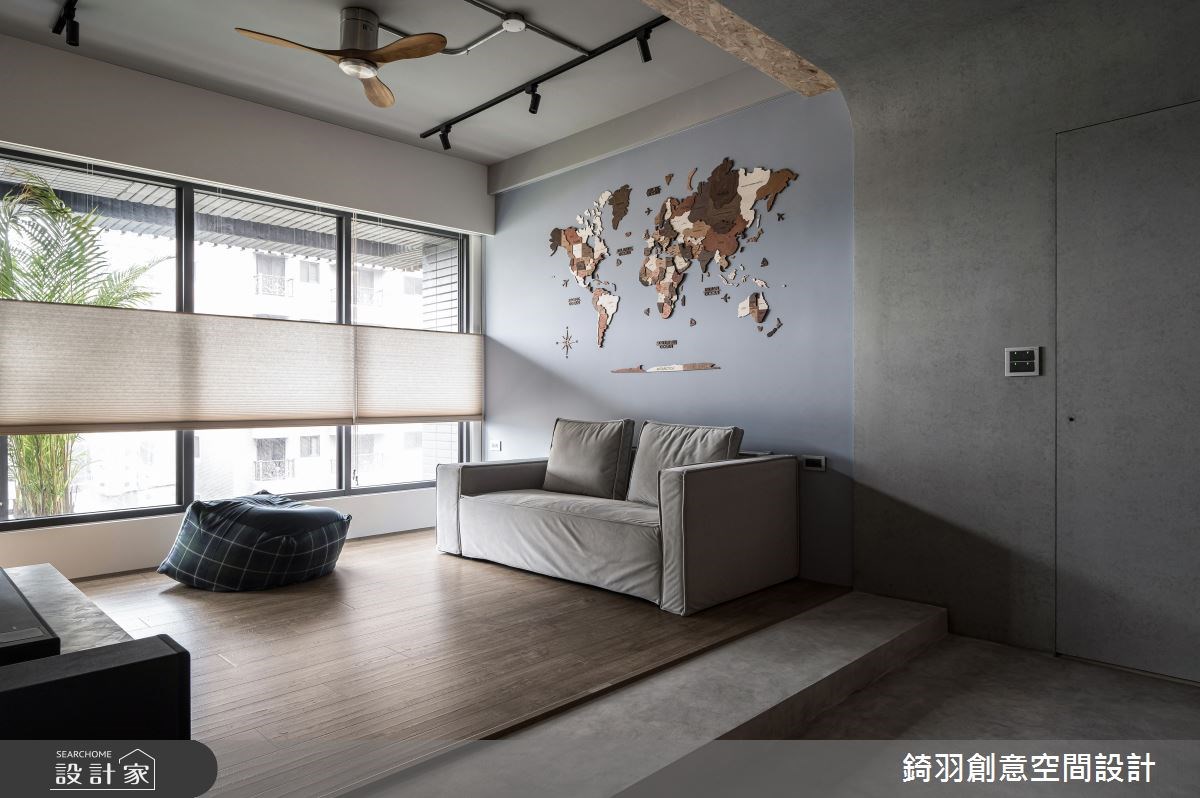 架高地坪＋半牆設計解放客廳空間！31 坪預售屋客變讓屋主夢想起飛