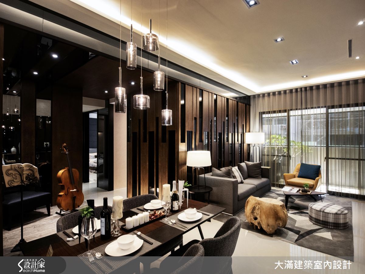 時尚又優雅！在 35 坪現代精品宅 譜寫生活的華麗樂章 