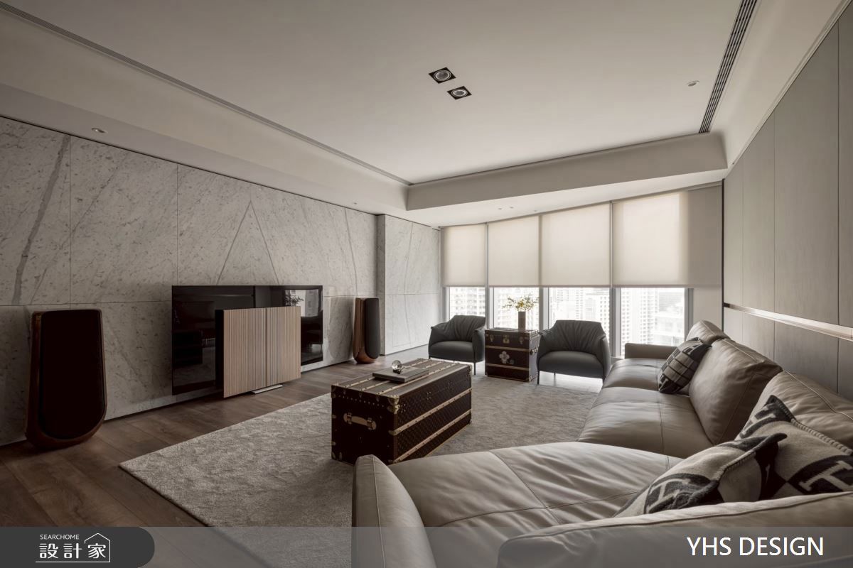 淬鍊現代風設計的純粹無暇！六口之家的60坪毛胚屋重塑靜奢之家