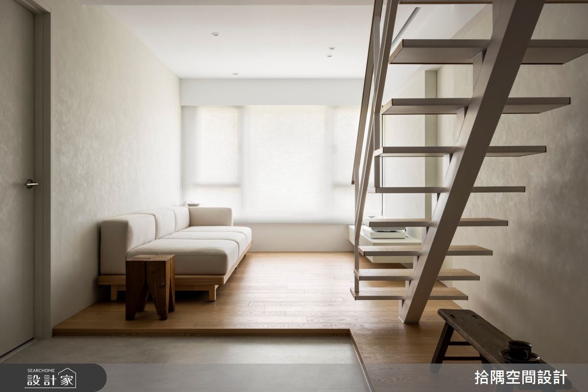 14坪日式複層小宅設計，木質茶室與簡約禪意的靜心空間