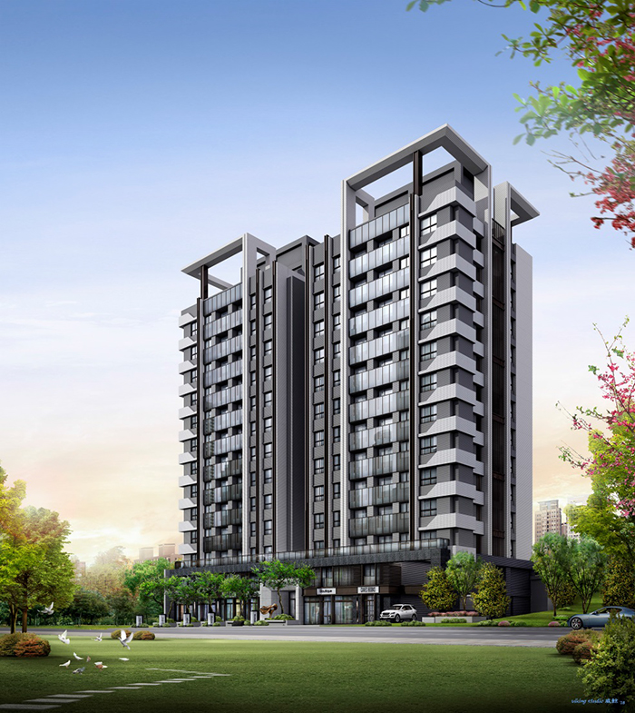 南大路第一排 名宅新地標即將完工