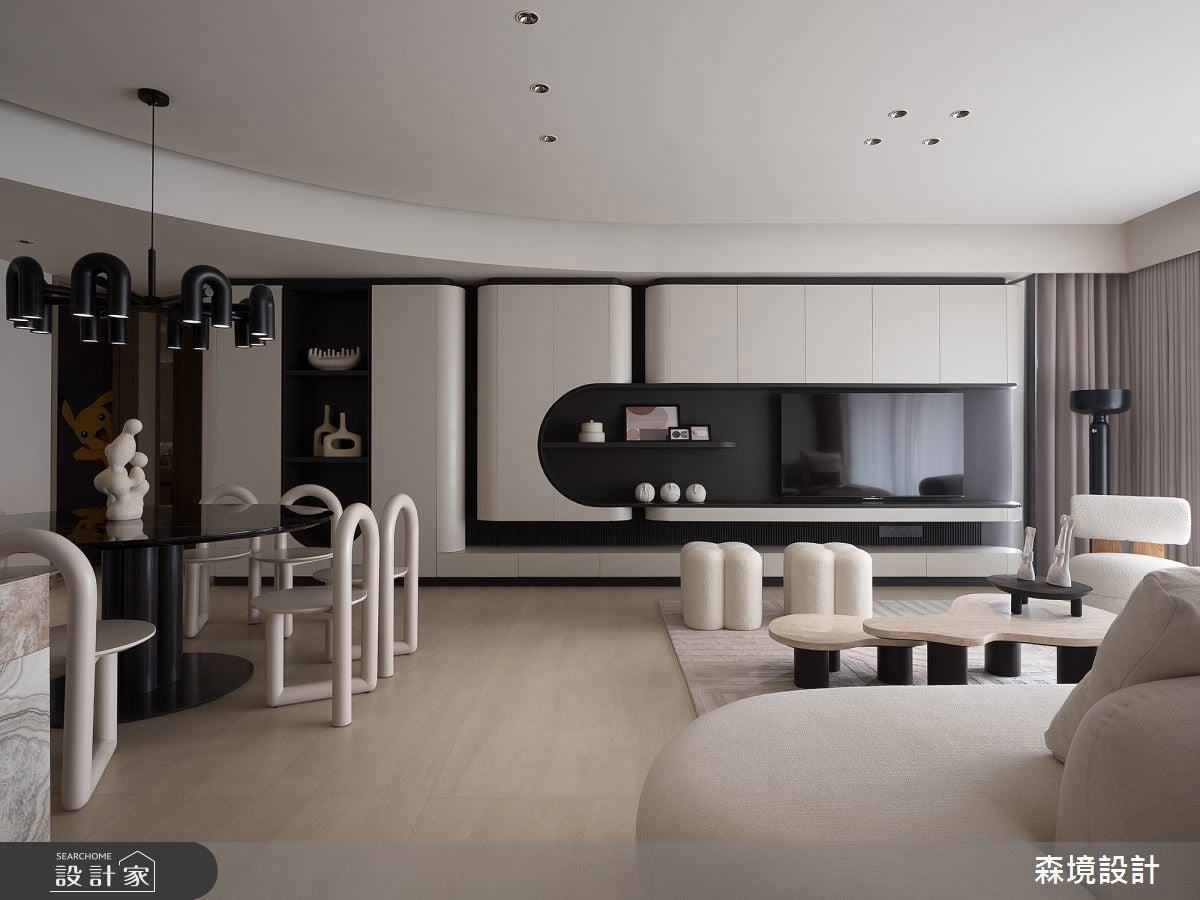 打造專屬的網紅打卡景點！55坪現代宅以青春記憶為詩，娓娓述說家的溫馨故事