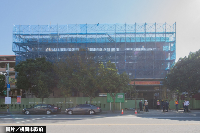 桃園瑞塘國小活動中心上樑 目標9月完工