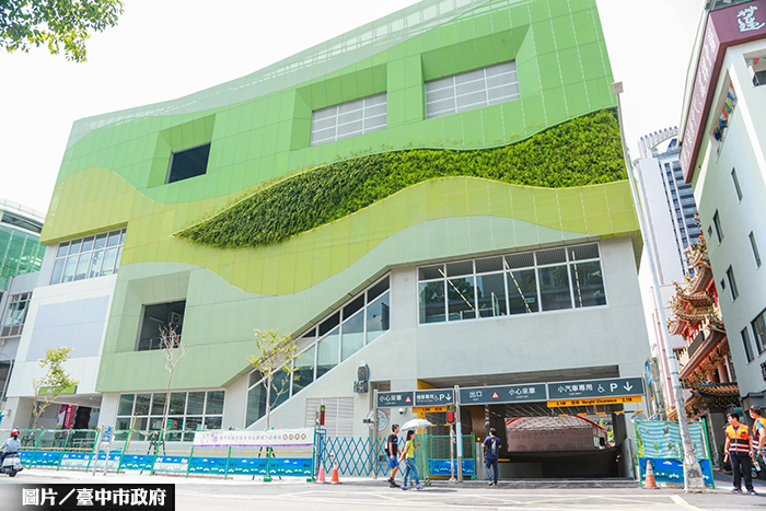 台中南屯水安公園 地下停車場啟用