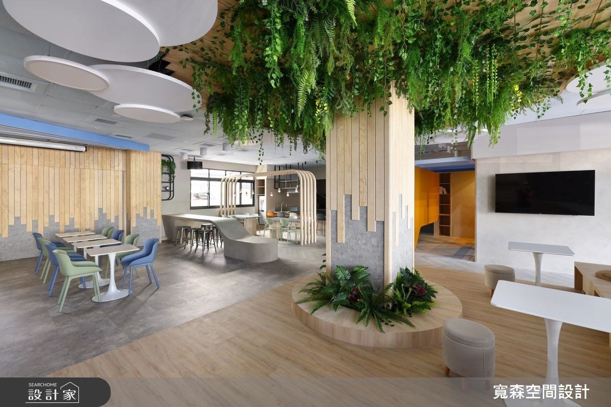 沐浴在綠意的自然系辦公室！跳脫制式設定，打造咖啡店般的人性化空間