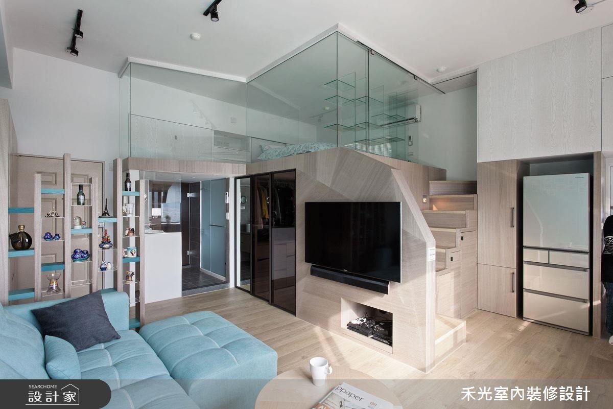 清透亮的小宅，收納滿分、書香滿室