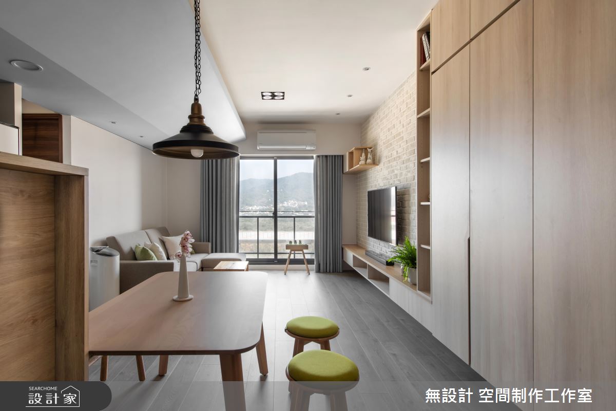 北歐風與現代風特調 打造一家四口20坪清爽療癒宅