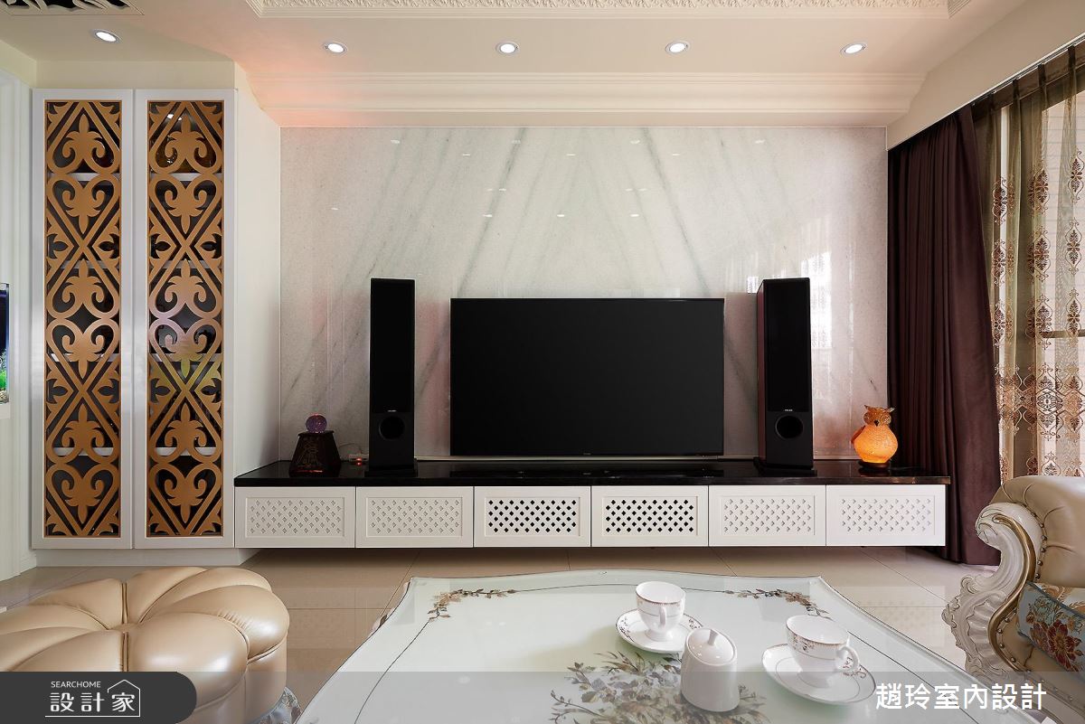 輕量級的微奢華！好風水x好收納的新古典機能宅