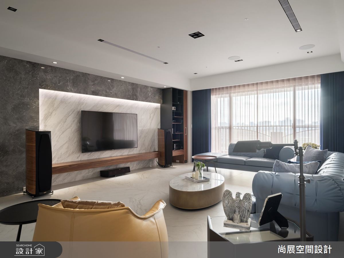 簡約之中的輕奢華！現代美式大宅的互動好生活