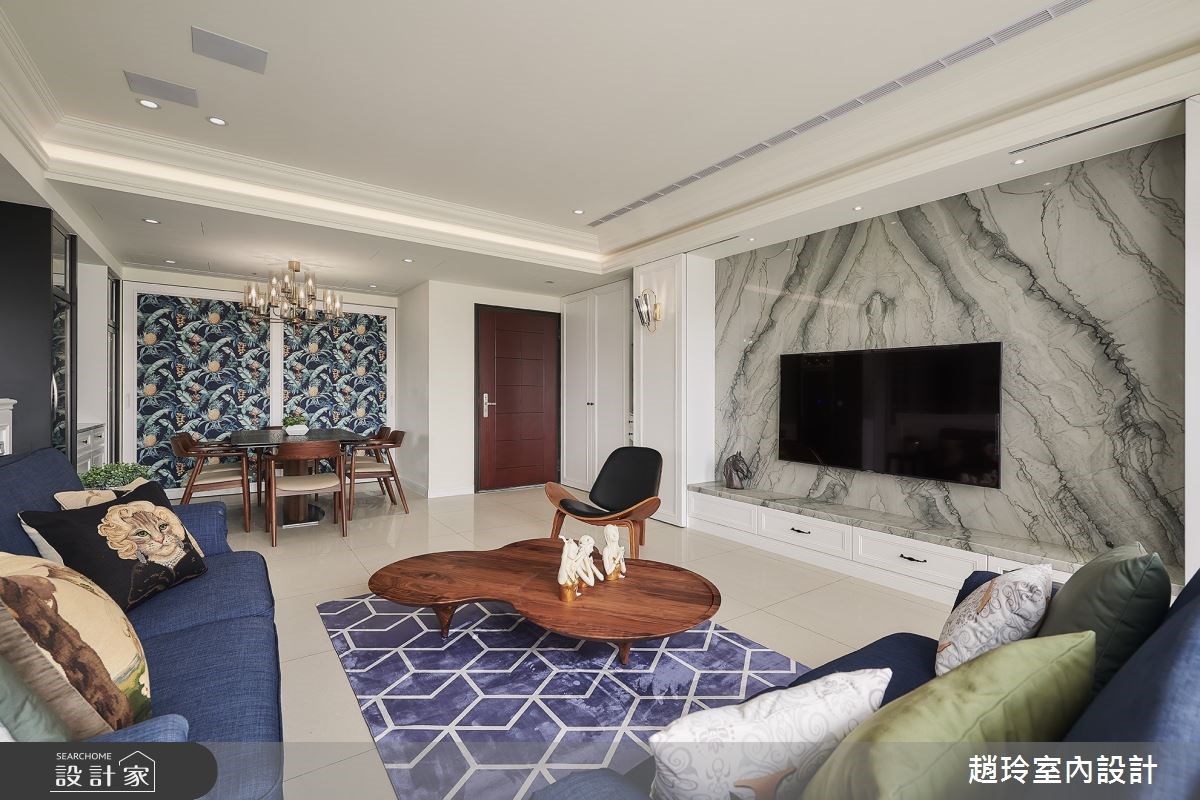 精緻美式 X 南洋風情的優雅混搭！徜徉 65 坪美式風大宅，開啟美好異國假...