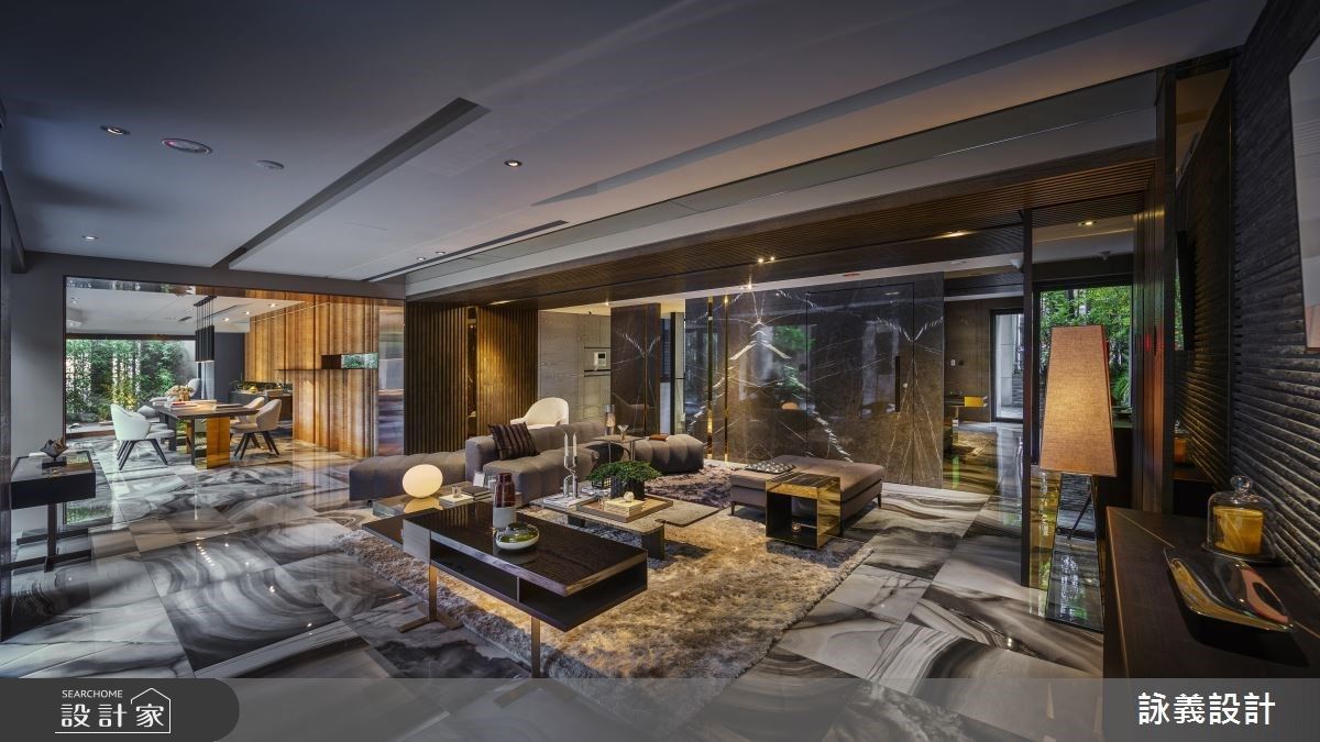 自然元素遇上經典時尚！充滿奢華感的室內森林