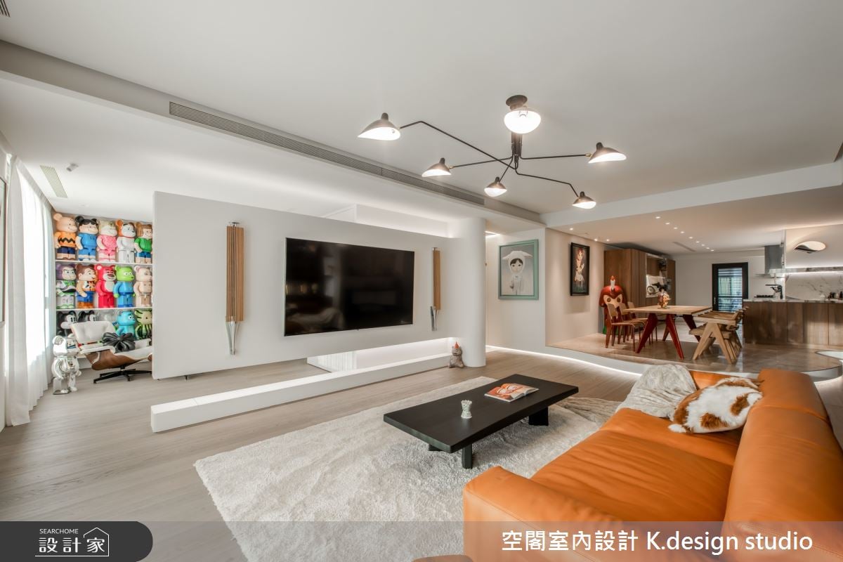 將藝術的愛好與收藏無縫融入居住空間，實現屋主心中夢想的私宅藝廊