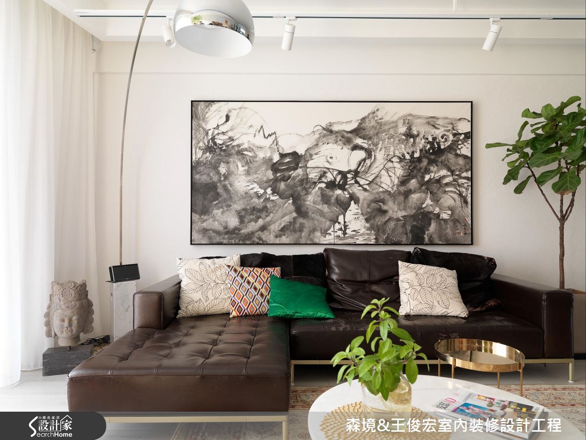 引植一株希望之樹 融匯藝術、綠意的 72 坪簡約居宅