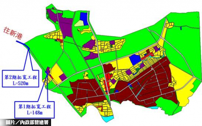 民雄頭橋11號道路 明年完成二期拓寬