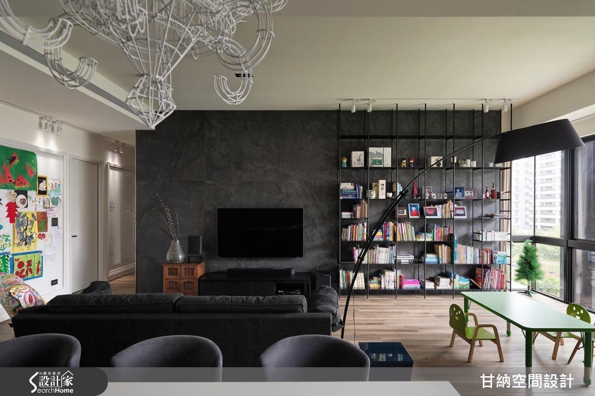 坐進孩子的塗鴉端景！編織吊燈照亮親子宅的輕盈感