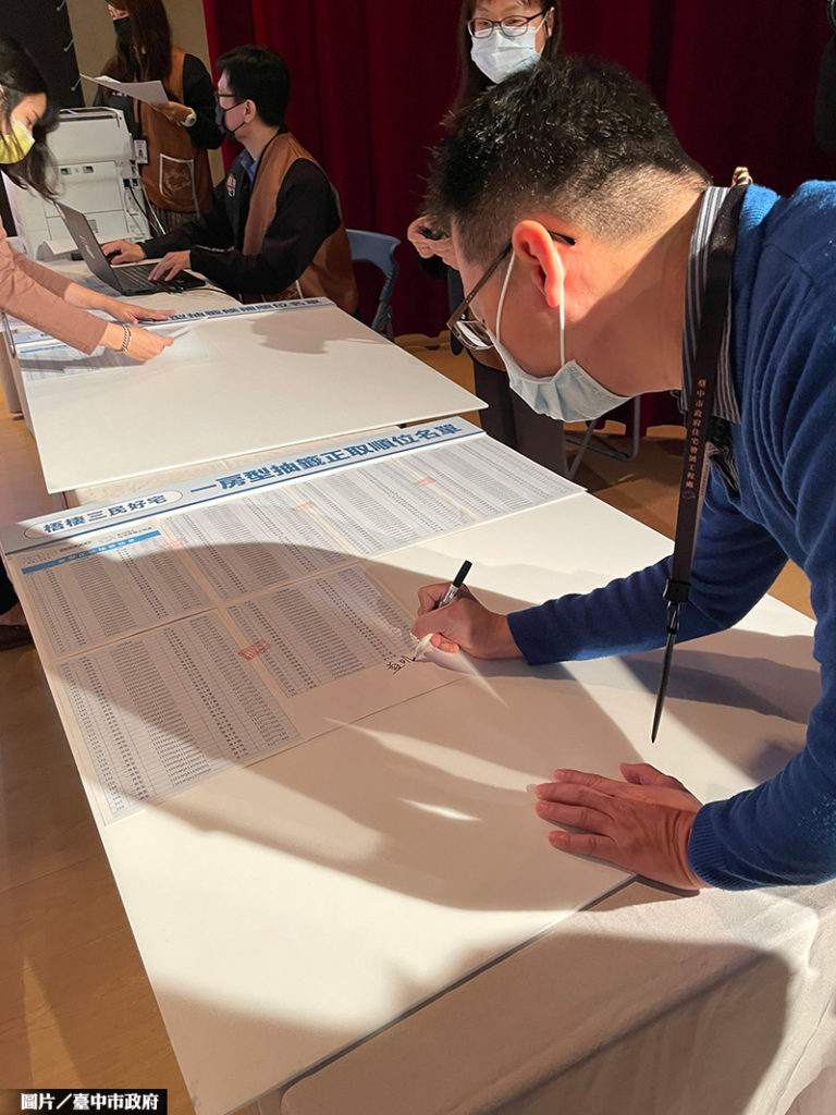 梧棲三民好宅完成抽籤 預計3月點交入住