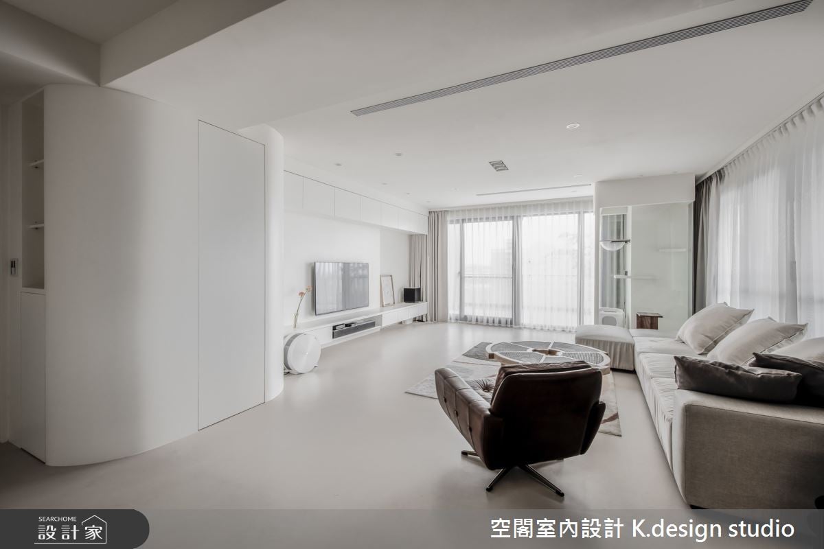 室內設計的斷捨離術!留白語彙與無接縫地坪打造藝術混搭宅