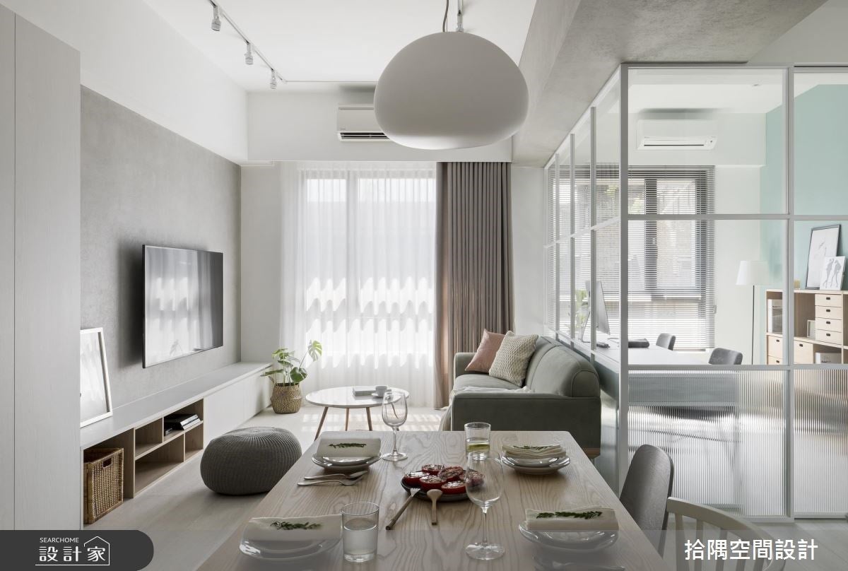 共譜兩人世界的甜蜜樂章！在新北板橋20坪簡約宅裡找到新生活的悸動瞬間