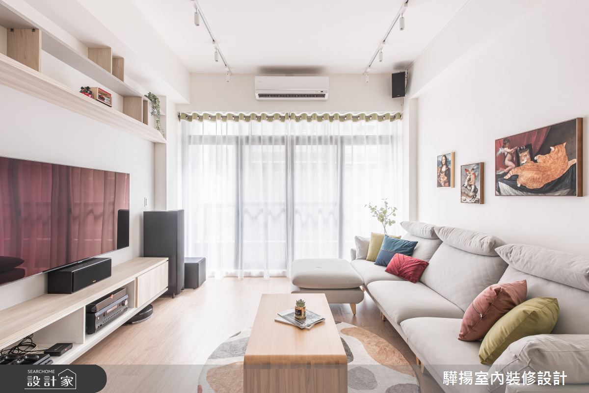 中古屋蛻變雜誌款透天宅！活用色彩與系統收納，打造醫生全家與喵星人微...