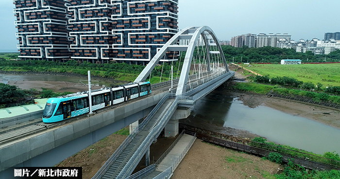 淡海輕軌第一期藍海線 年底通車