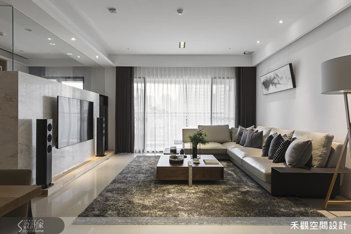 悠然開闊，打造明亮大器的舒適居所