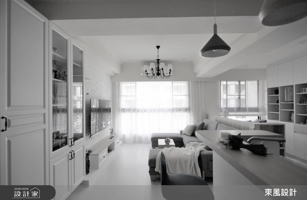 35坪純淨美式宅，善用每寸空間讓收納展示機能翻倍！