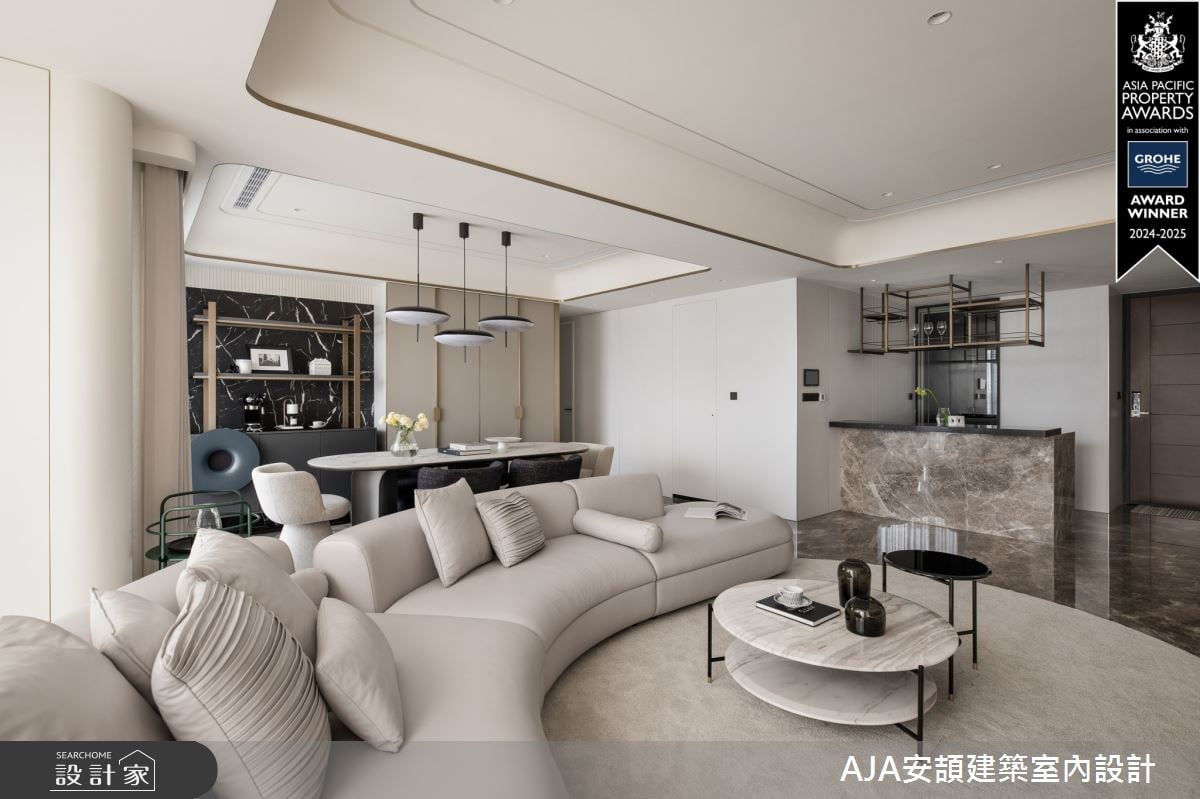 AJA安頡建築室內設計再奪2024 IPA 英國地產大獎 構築時尚宅邸的社交美學