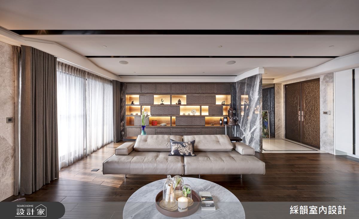 以細膩紋理與人文藝術特調 打造非凡氣勢的現代風宅邸