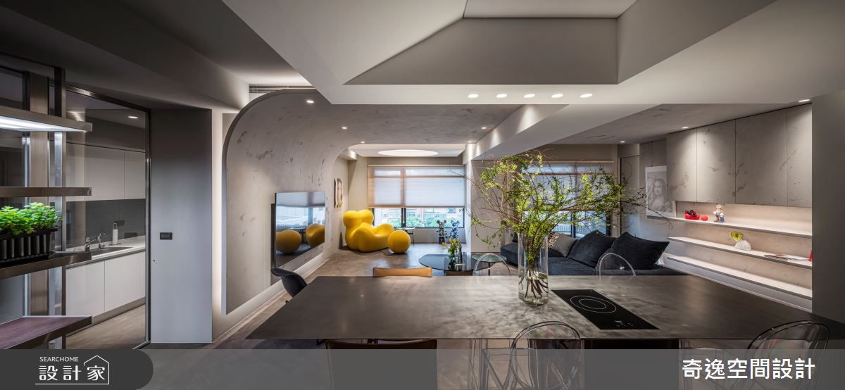 【TV】高吧檯取代餐桌 打造現代時尚的藝術之家