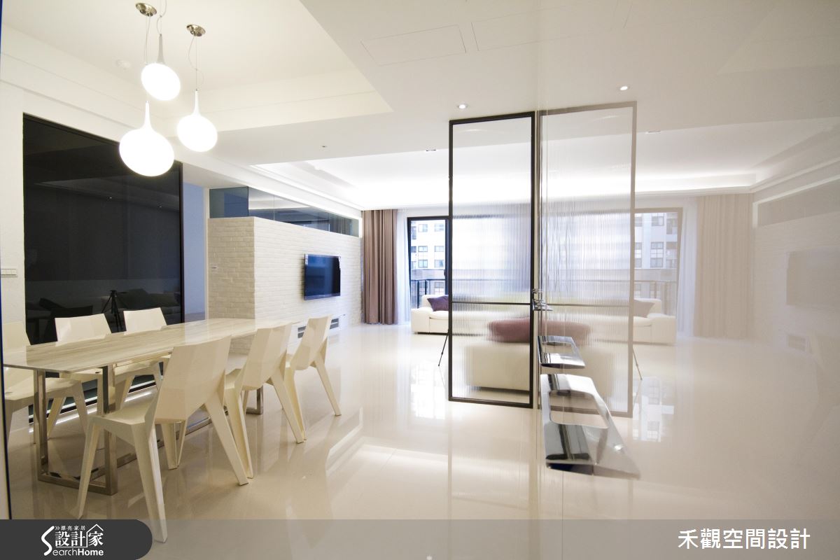 空間通透放大！獻給小家庭的療癒淨白系居家