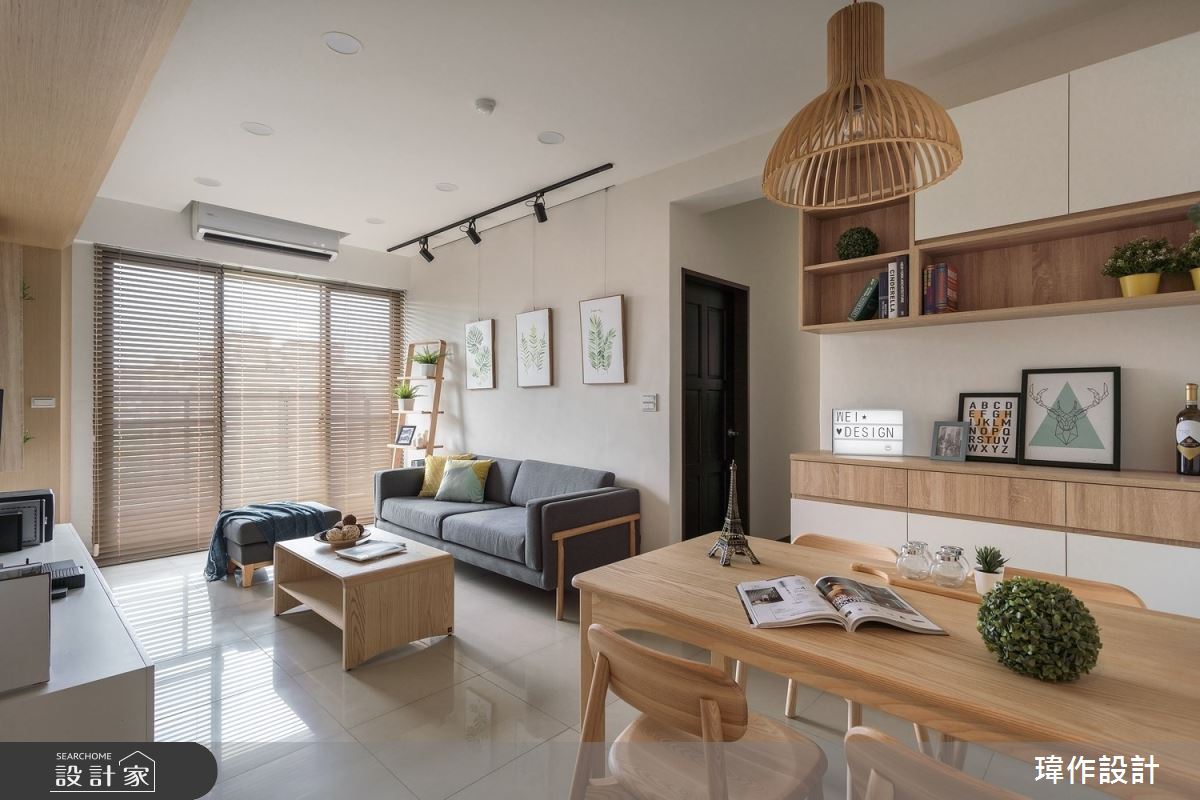 木質感好溫馨！18坪清新空氣宅，北歐風與無印風的簡約自然