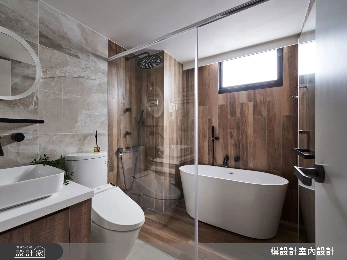 50 坪老屋翻新成工業風住宅！開放式餐廚串聯生活，乾濕分離雙衛浴打造飯...
