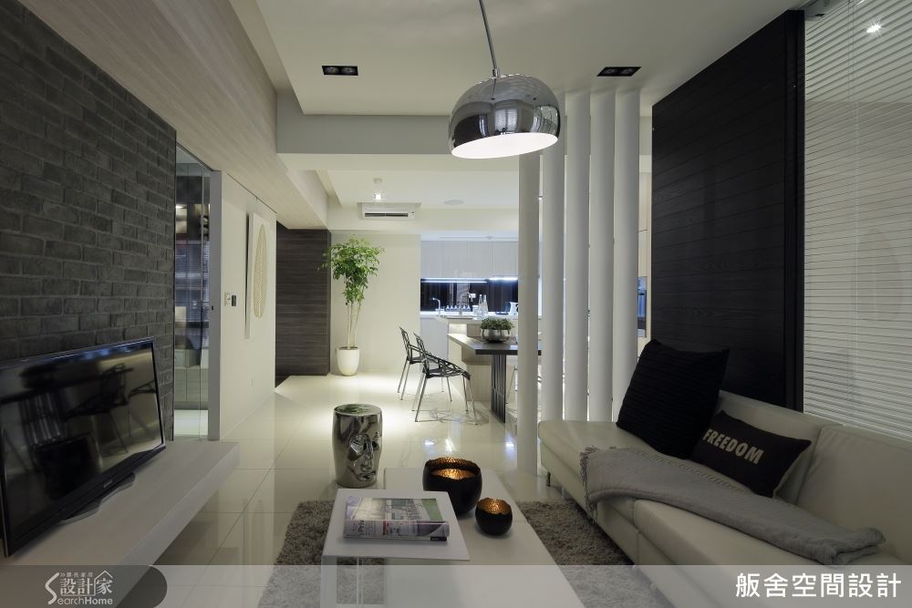 黑白藝境  空間重整打造開放式個性化居家