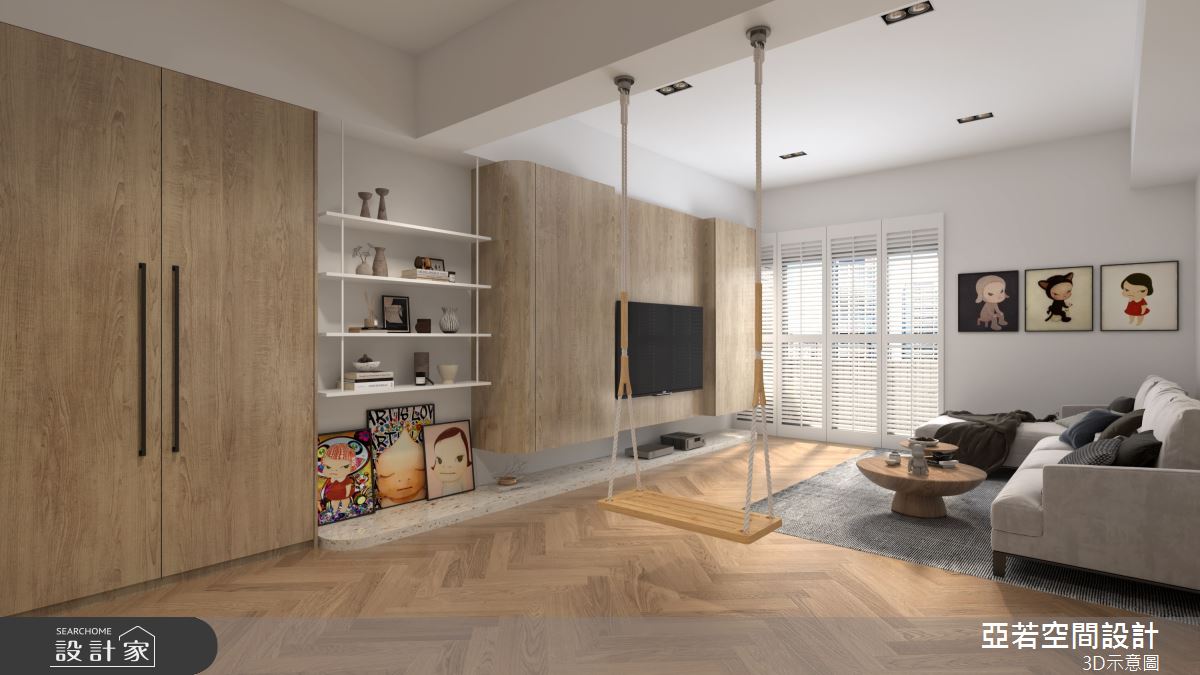 40坪老屋回春北歐宅！開放通透場域與童趣設計，創造孩子與大人的生活樂園